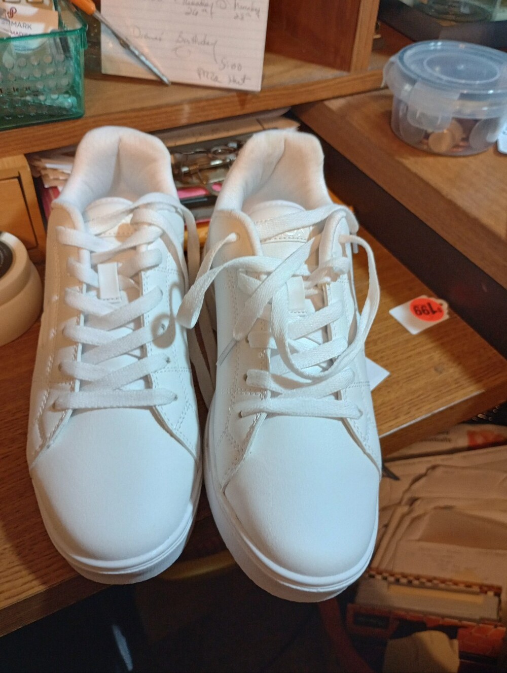 Fila.  Charleston  Classic White Low-Top Sneakers